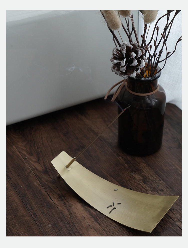 Metallic Modern Incense Holder