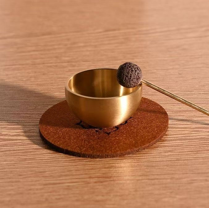 Mini Singing Bowl with Round Mallet for Meditation