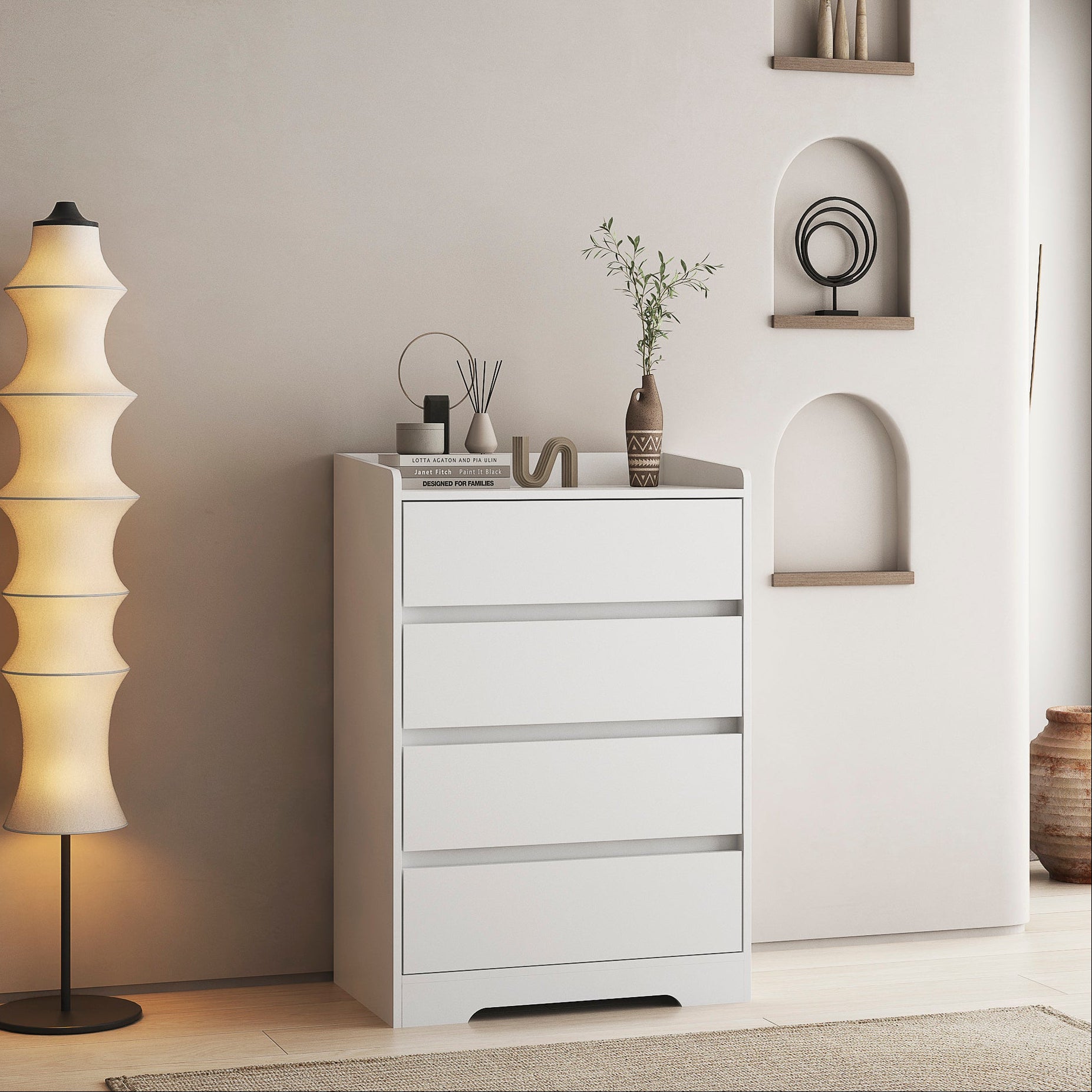Minimalist Chest Of Drawers Without Pulls