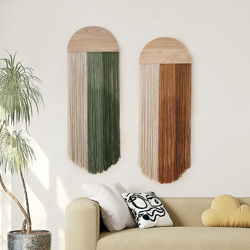 Modern Bohemian Minimalist Macrame Wall Decor