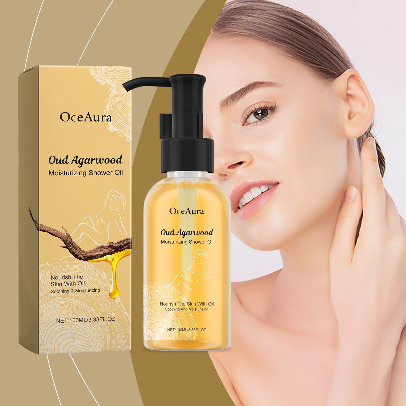 Oud Agarwood Shower Oils