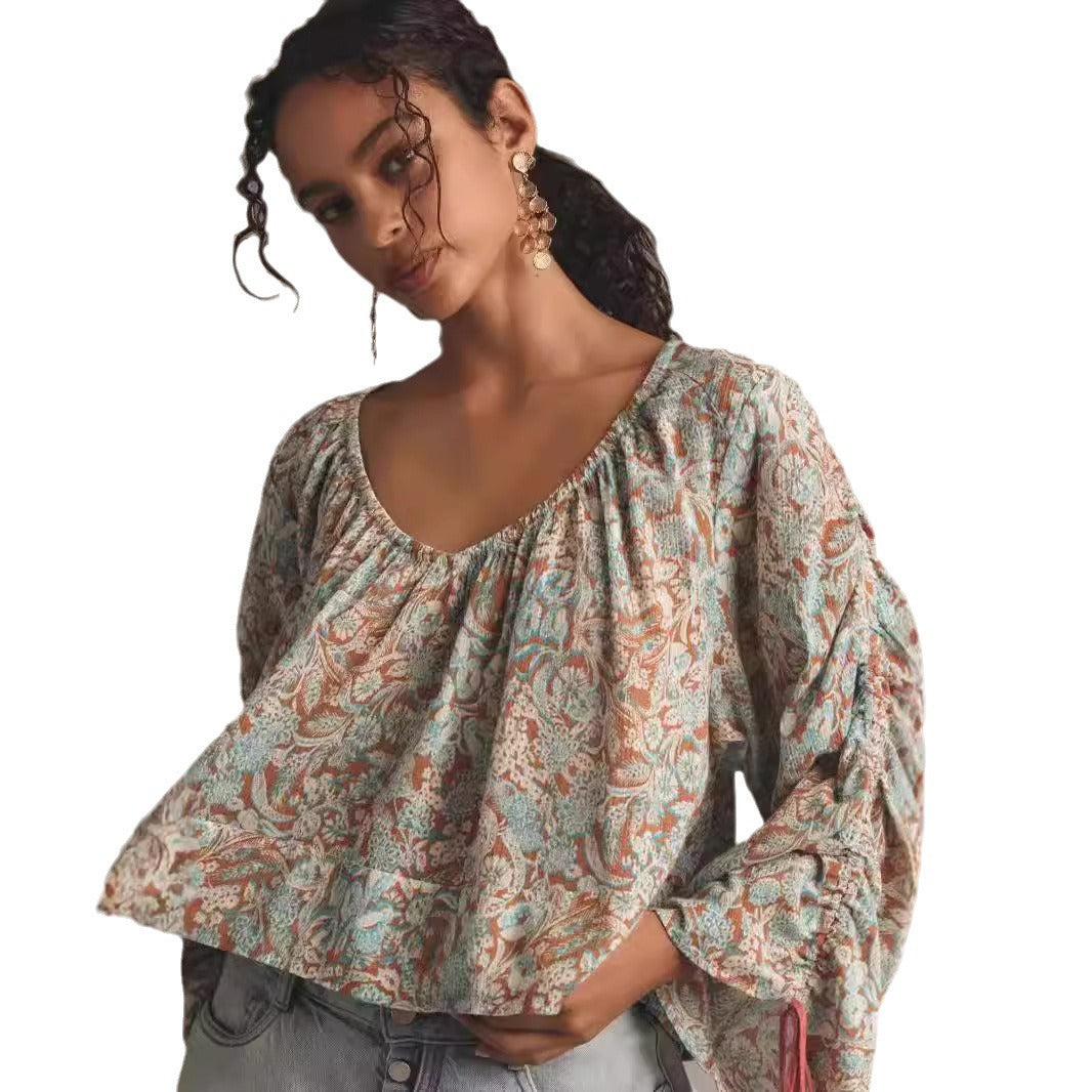 Oversized Bohemian Shirt for Women