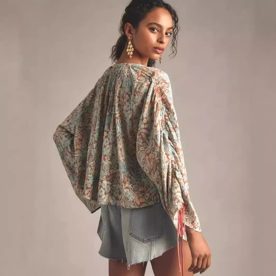 Oversized Bohemian Shirt for Women