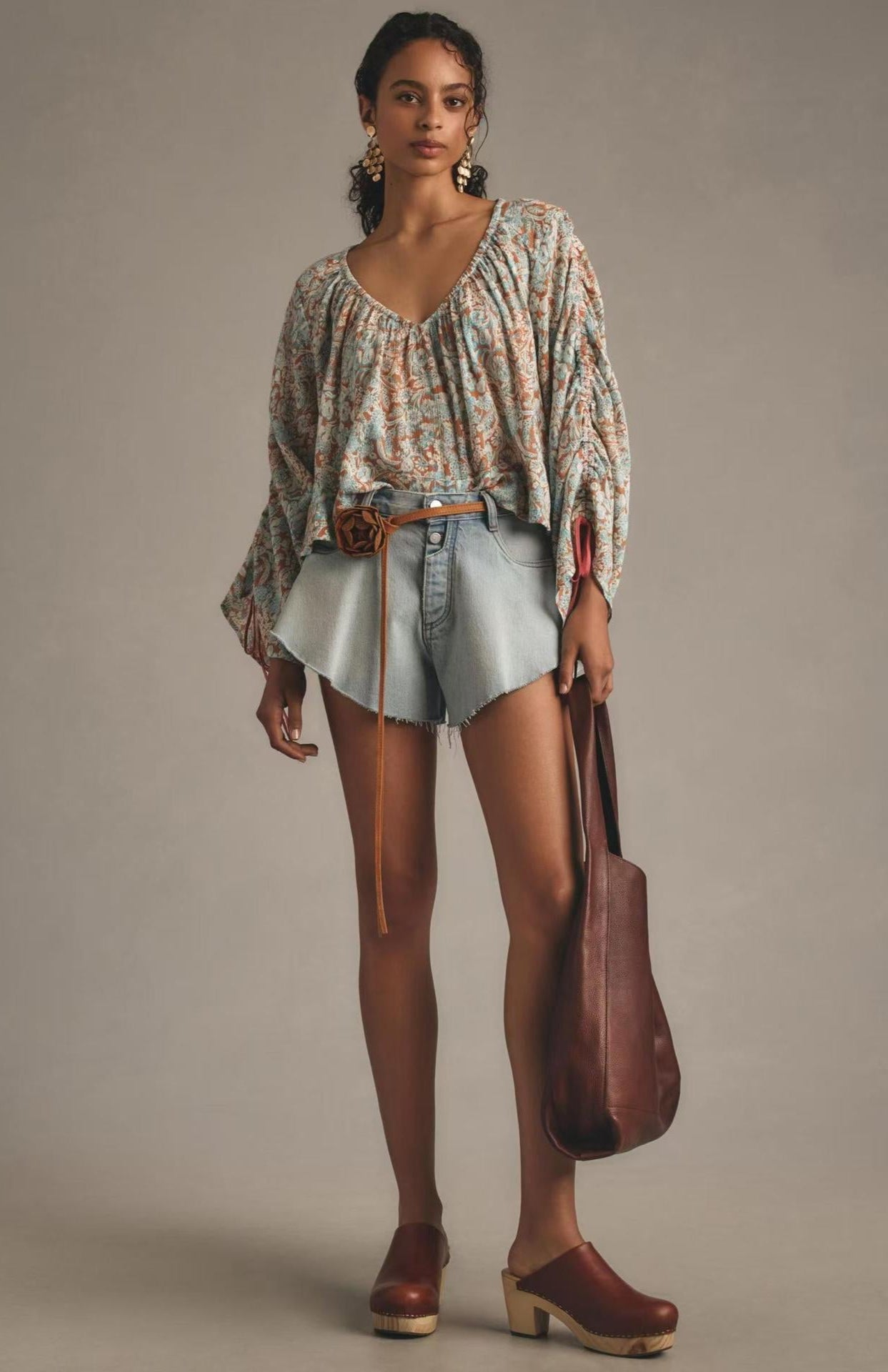 Oversized Bohemian Shirt for Women