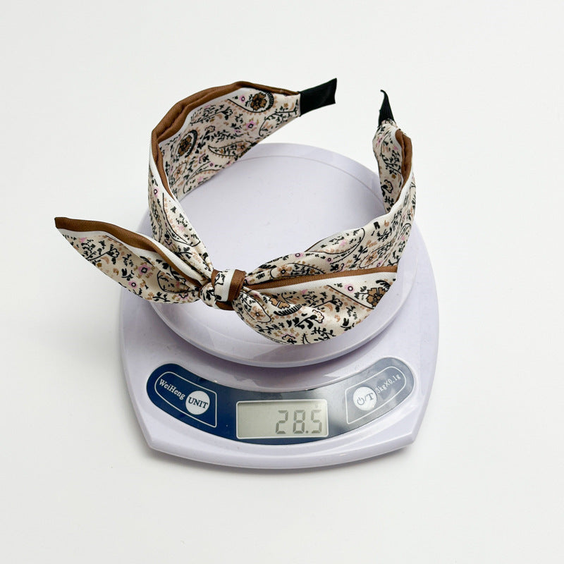 Satin Paisley Boho Chic Hairband