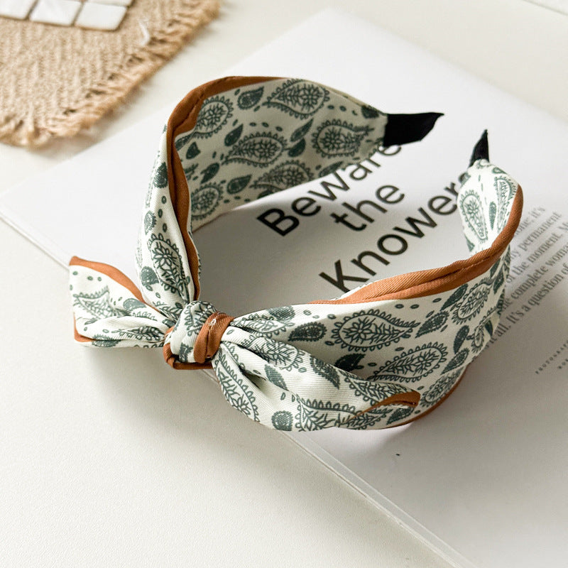 Satin Paisley Boho Chic Hairband