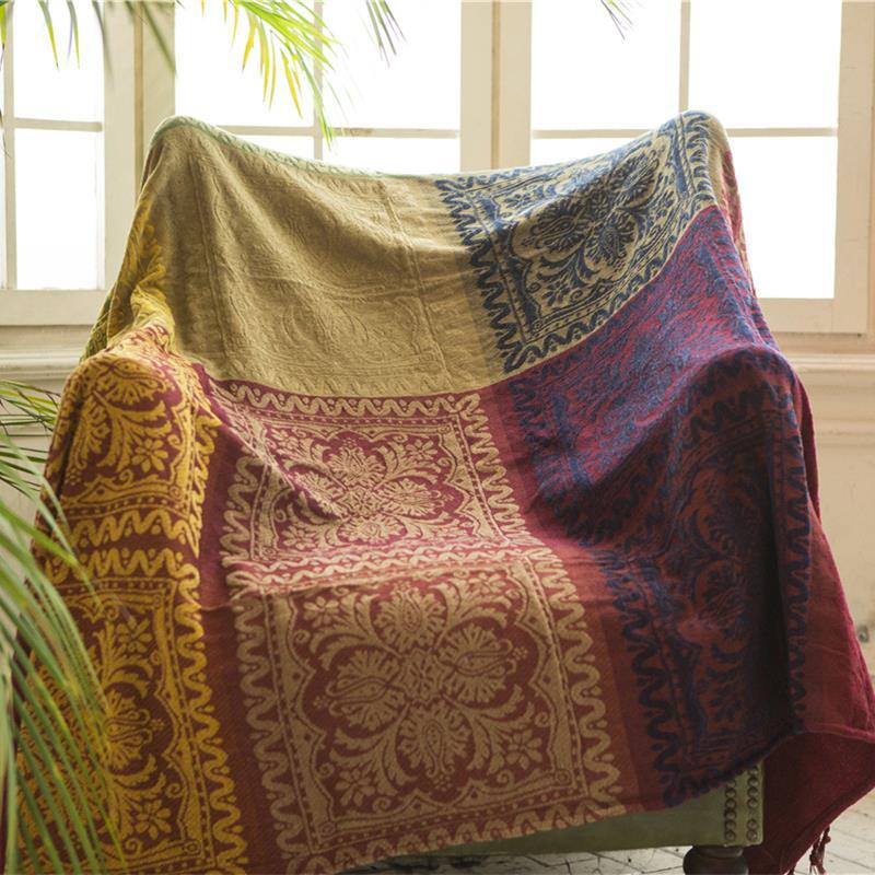 Multicolor Patchwork Pattern Blankets