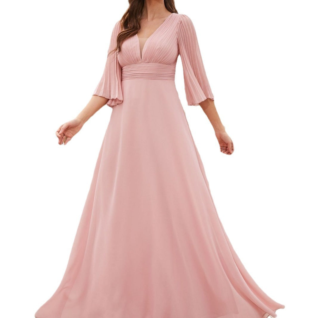 Pink Boho Mother of the Bride or Groom Dress