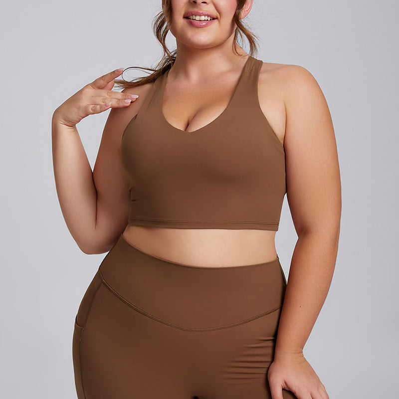 Plus Size Yoga Activewear Set