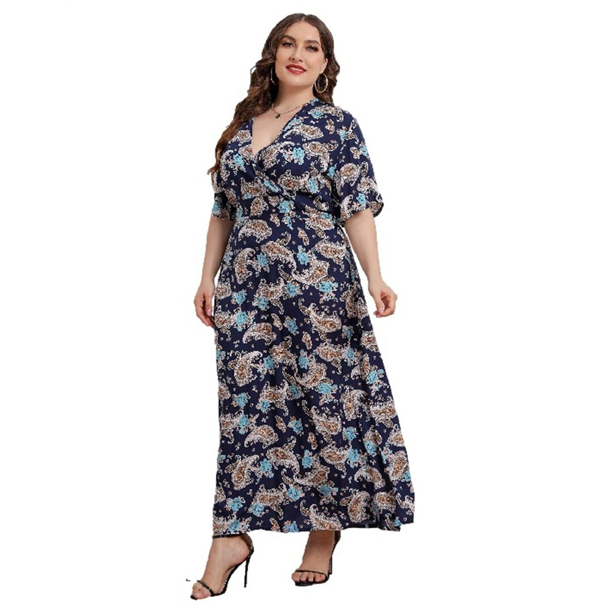 Plus Size Paisley Dress