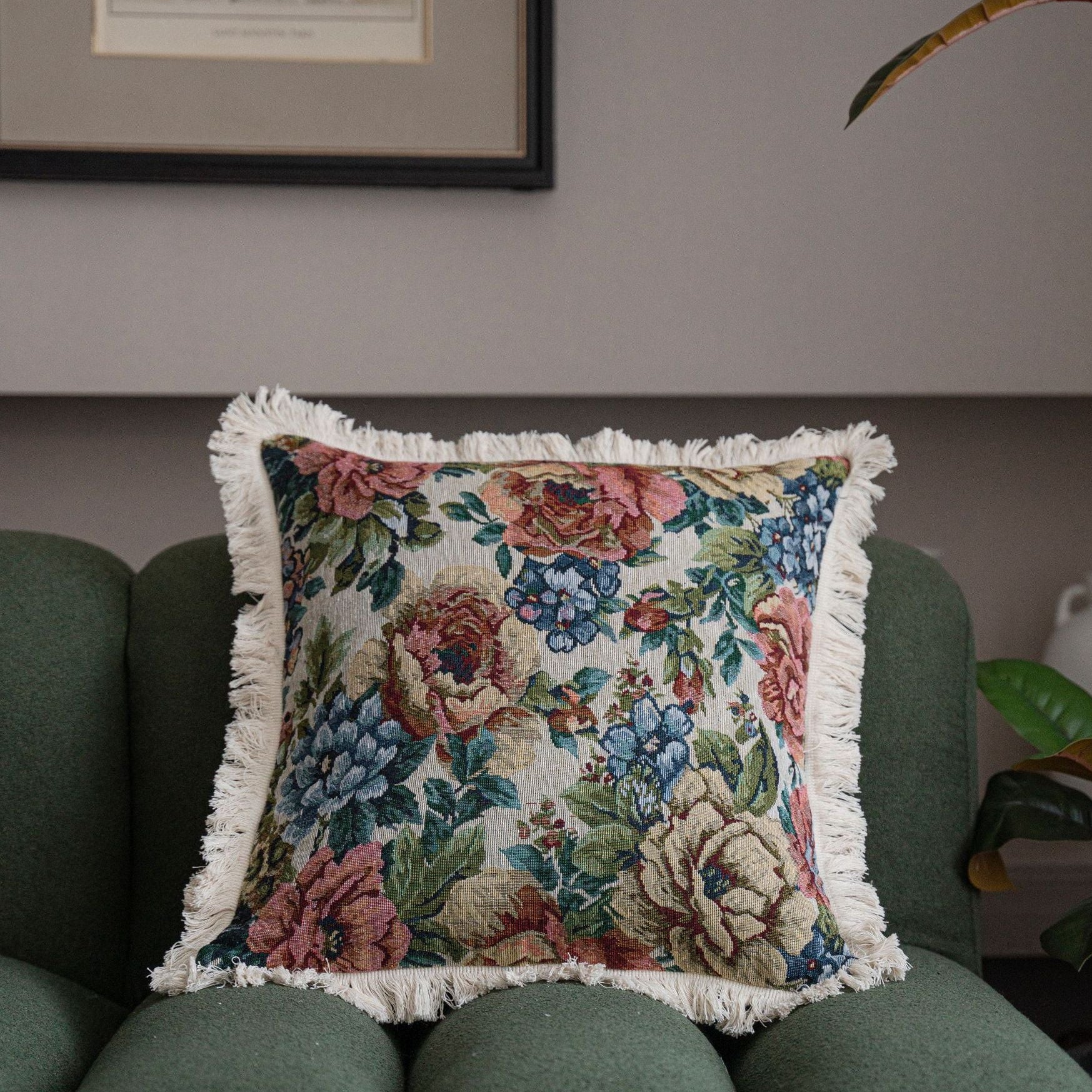 Realistic Floral Pillow Covers