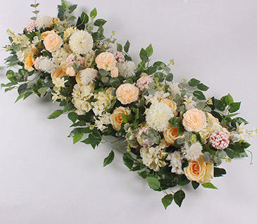 Rectangular Flower Arrangement for Boho Weddings