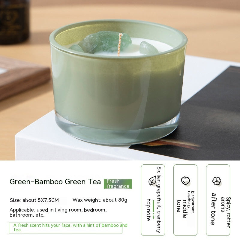 Relaxing Scented Crystal Candles