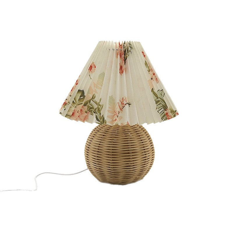 floral Retro Boho Bedside Lamps