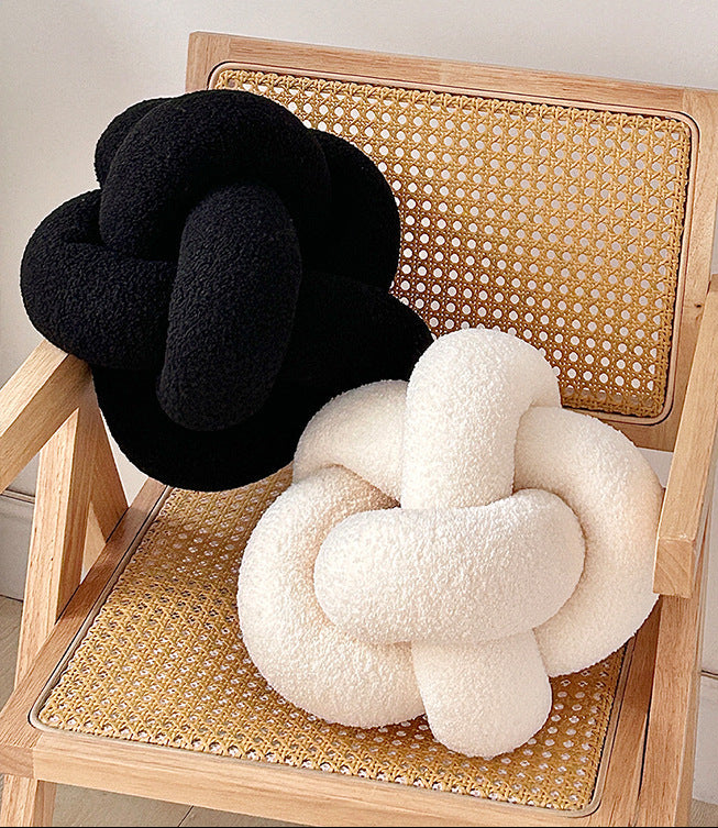 Rope Knot Throw Pillows Boho Decor