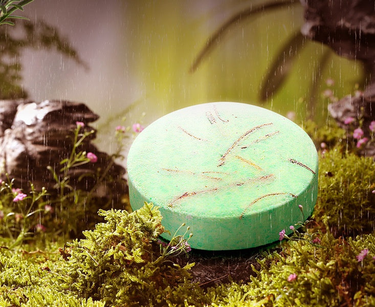 Round Flower Shower Steamers boho