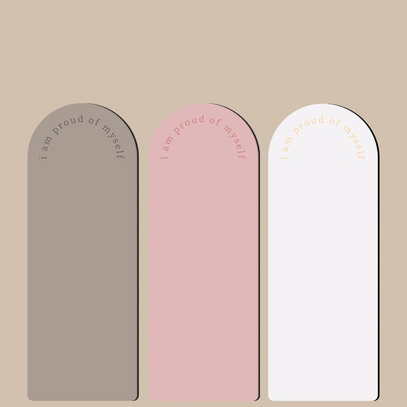 Rounded Yoga Mats with "I Am Proud Of Myself" Text