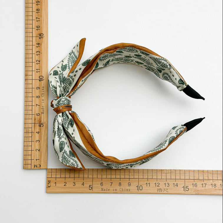 Satin Paisley Boho Chic Hairband