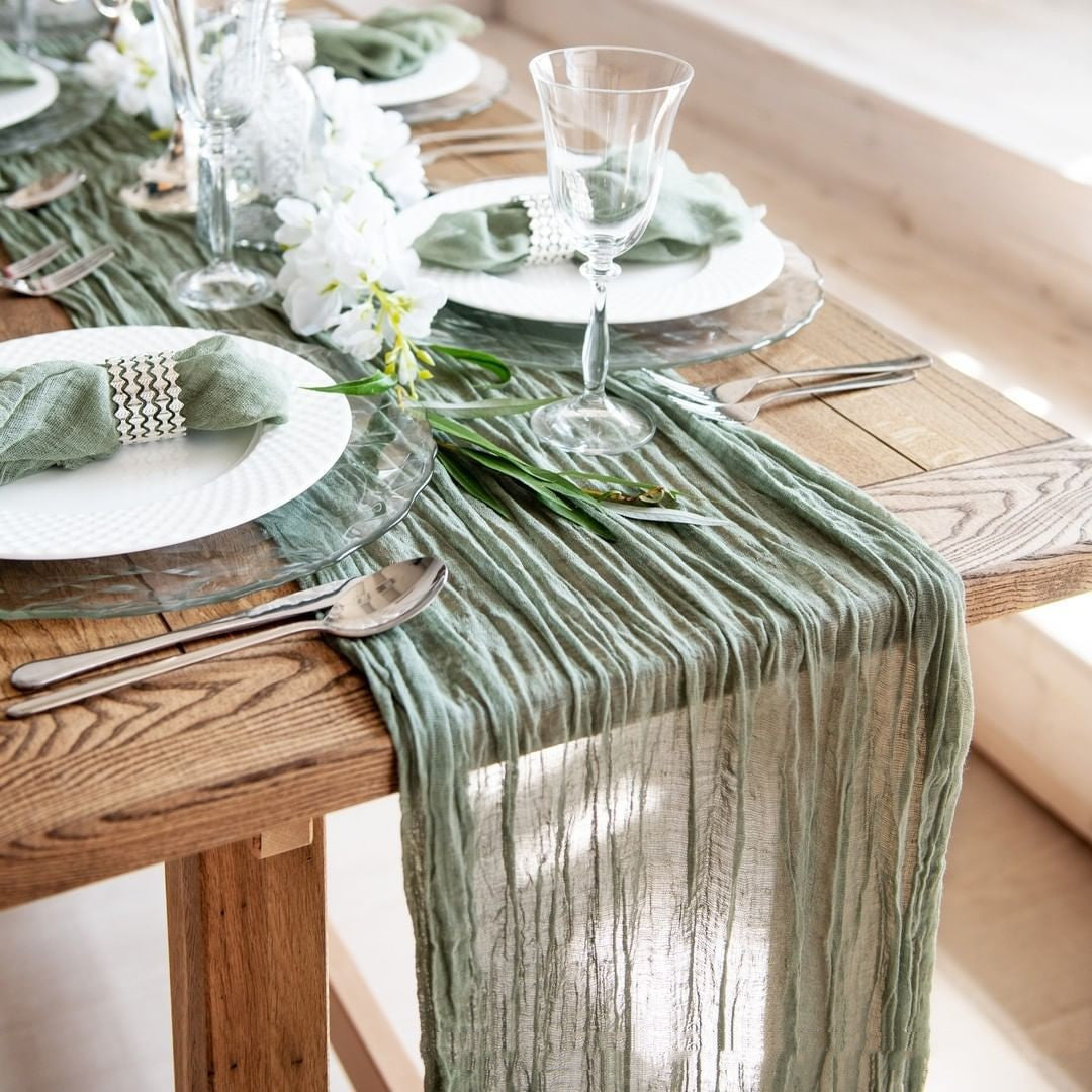 Sheer Bohemian Table Runner for Boho WeddingsSheer Bohemian Table Runner for Boho Weddings