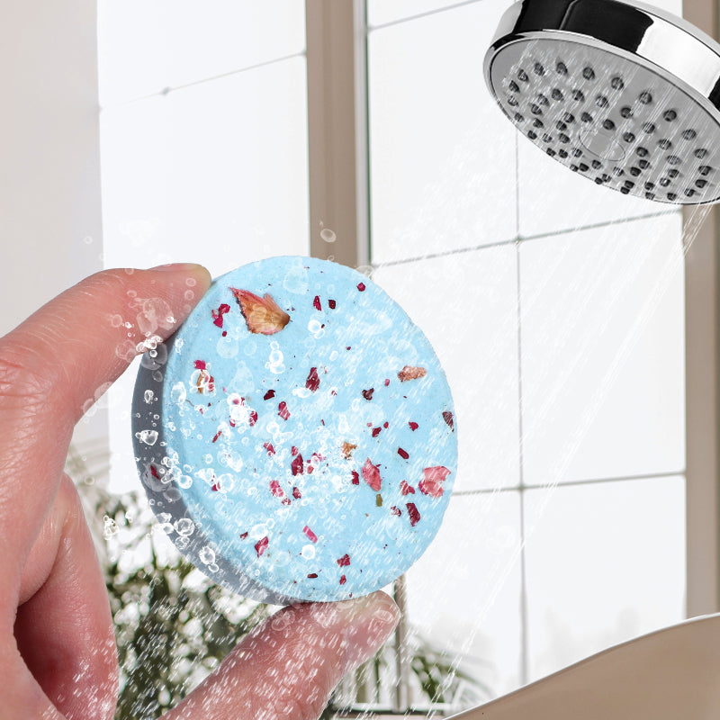 Set of Shower Steamers with Dried Flowers 8 Pcs