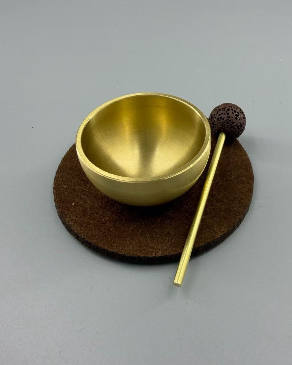 Mini Singing Bowl with Round Mallet for Meditation