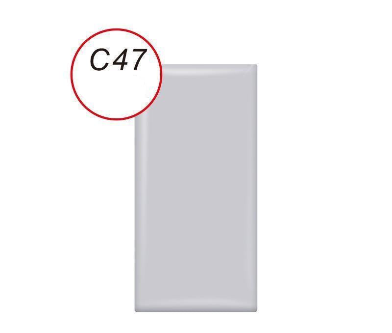 Light gray color swatch with C47 label on a white background