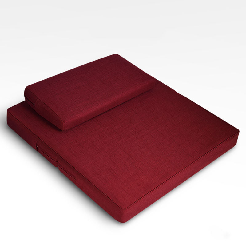 red Square Meditation Zafu and Zabuton Sets