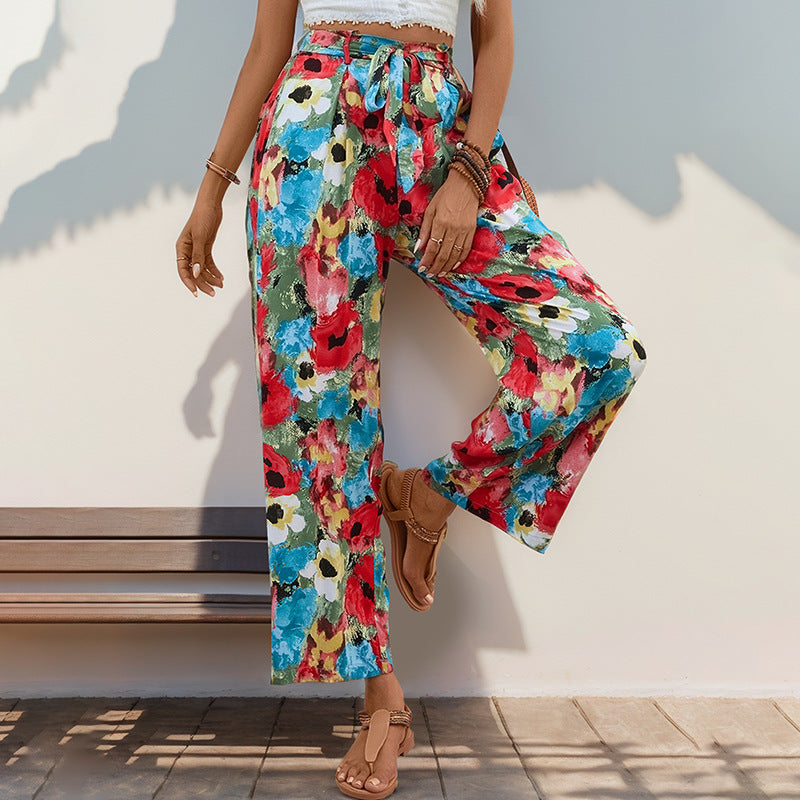 Flamboyant Straight Leg Pants for Women