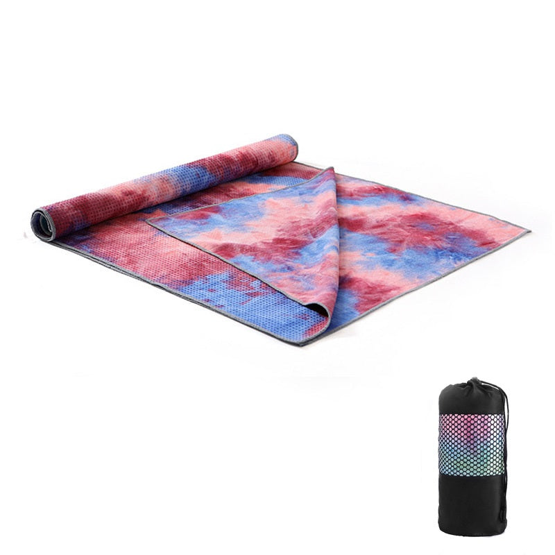 Tie-Dye Pattern Grip Yoga Blankets