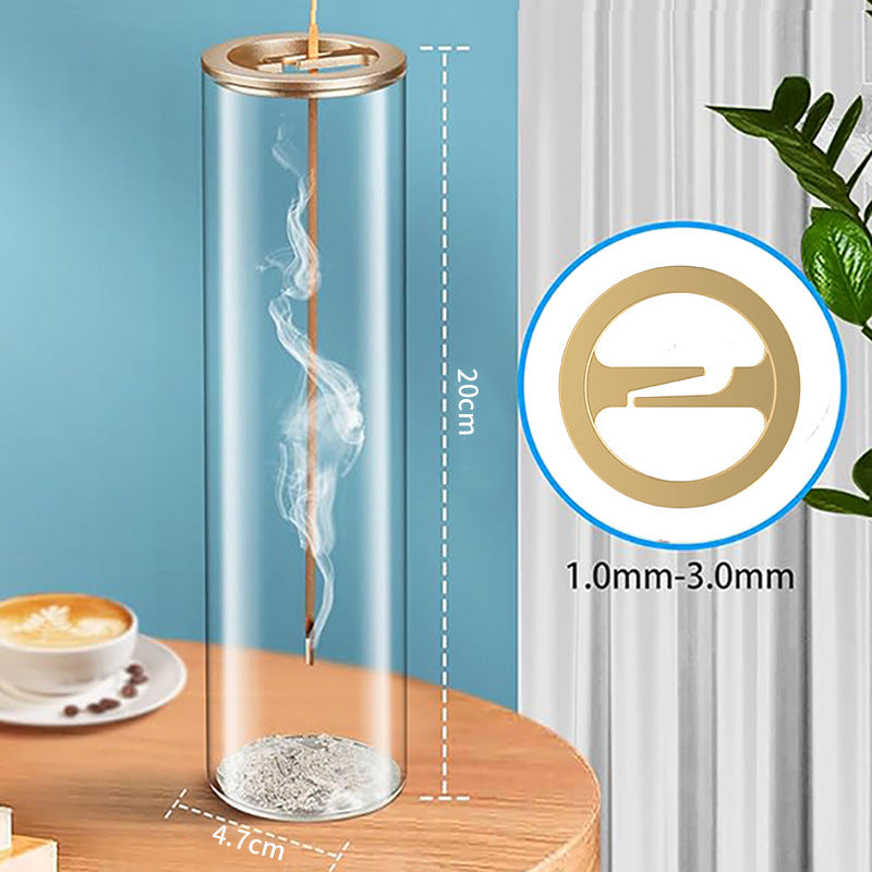 Upside Down Glass Incense Holders