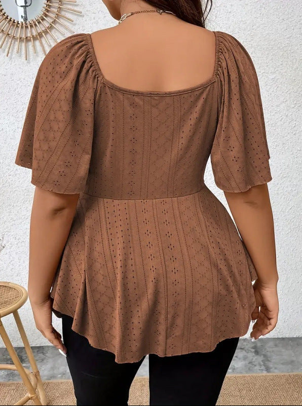 Sexy Summer V-Neck Maxi Blouse for Women