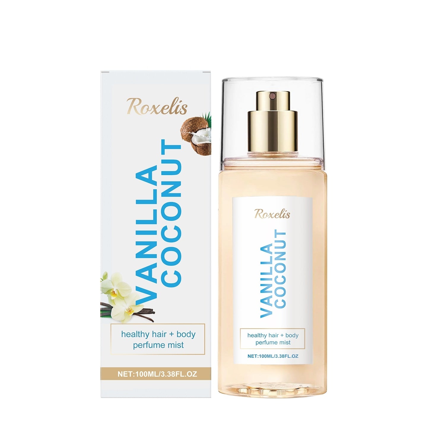 Vanilla Coconut Hair and Body Spray Mist - 100ml