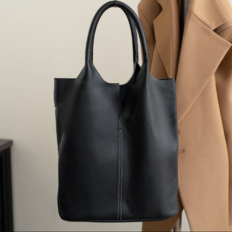 Vegan Leather Boho Handbag black