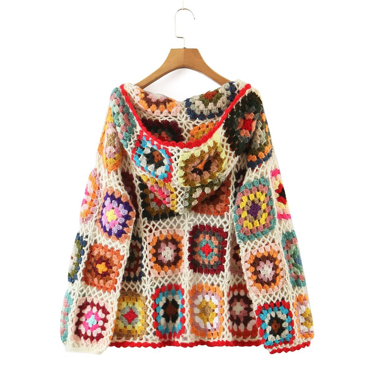 Vintage Boho Knit Cardigan Coat
