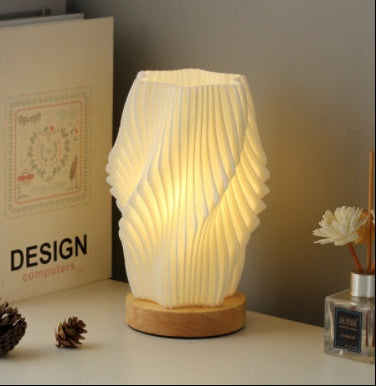 White Modern Boho Lamp