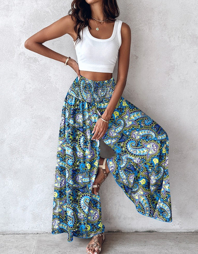 Wide Leg Loose Fit Hippie Pants for Women
