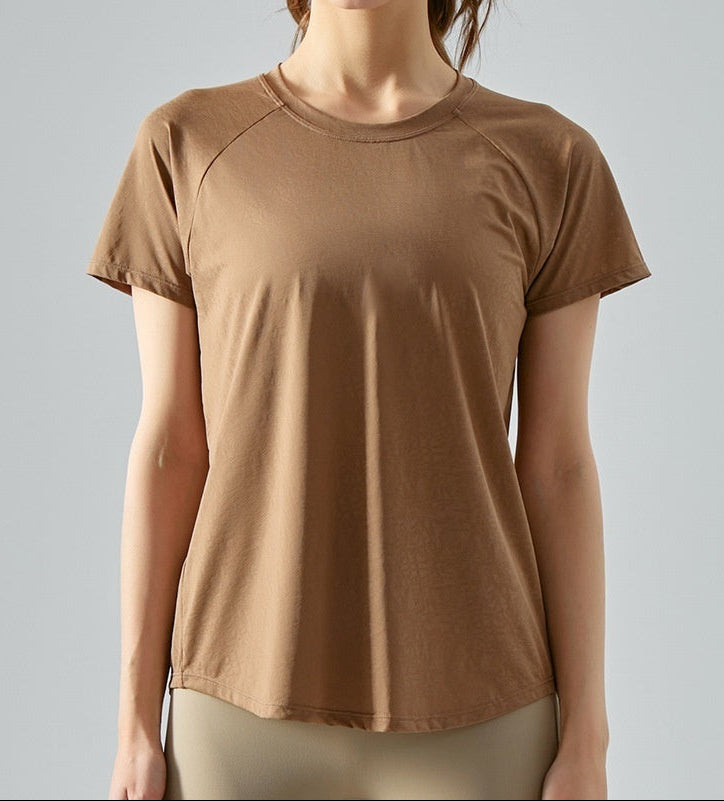 Womens Dry Fit Yoga Tee