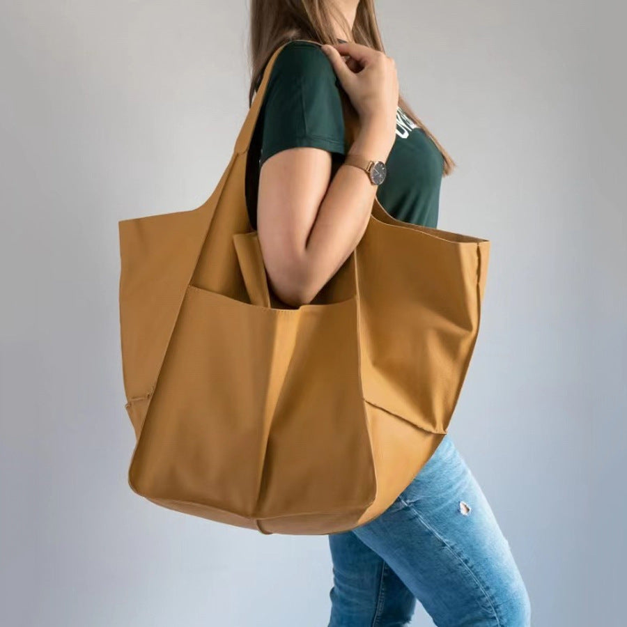 yellow Women's Suede Boho Handbag