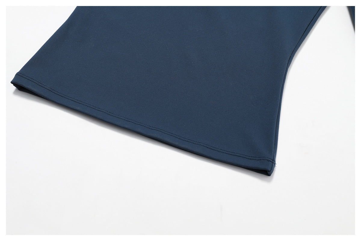 Women's Yoga Activewear Set - Long Sleeve Top with Shorts
