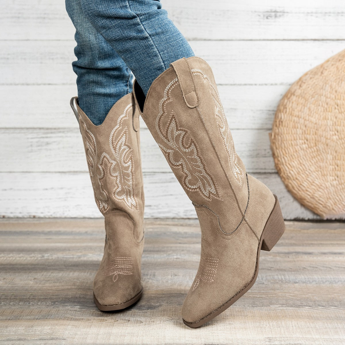 Womens Bohemian Western Boots