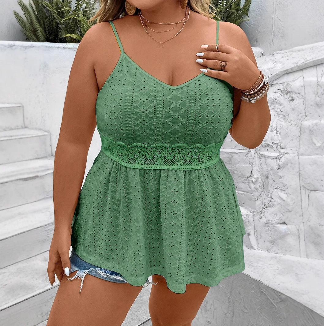 Womens Plus Size Spaghetti Strap Camisole Top