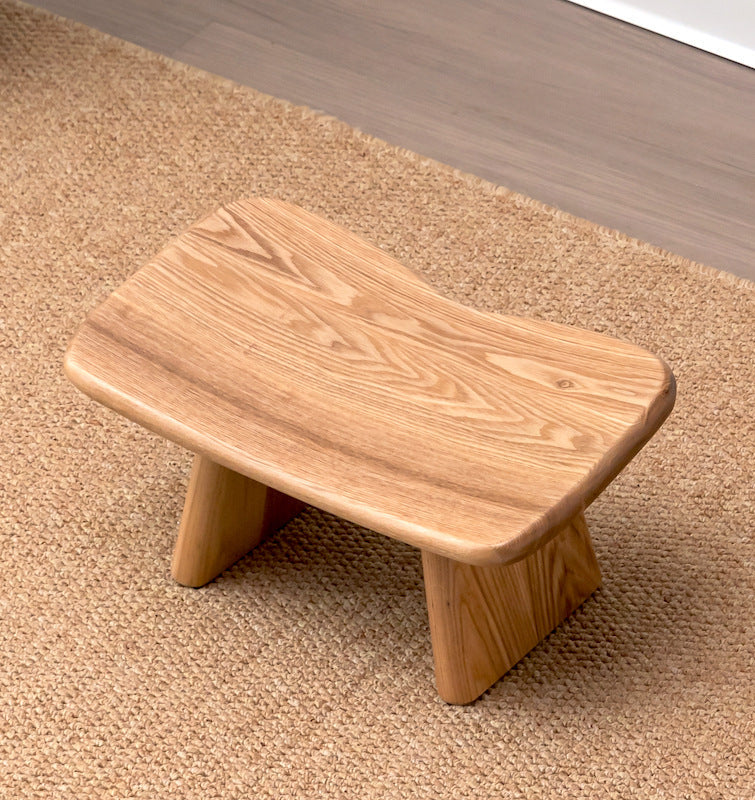 Wooden Curved Meditation Bench