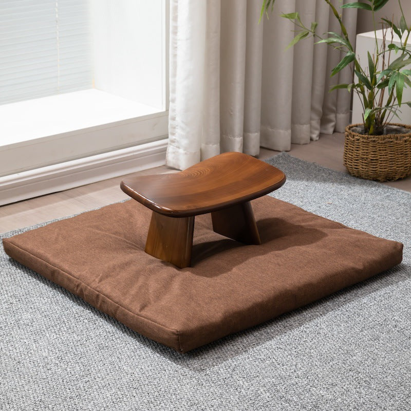 Wooden Curved Meditation Benches