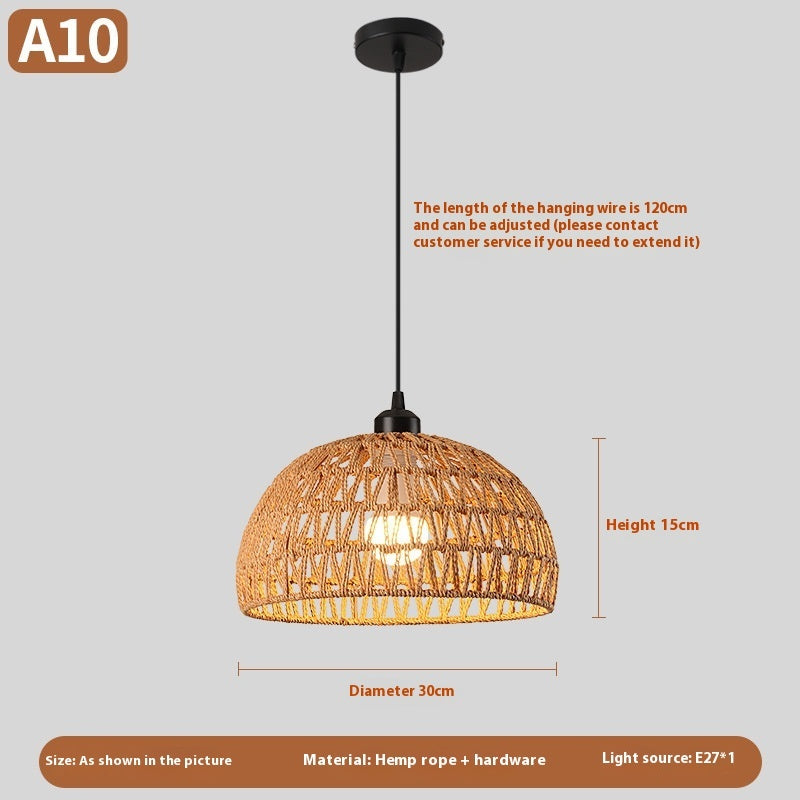 Woven Rattan Bohemian Chandeliers