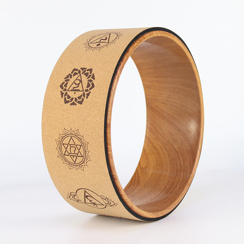 brown Yoga Symbol Wheels