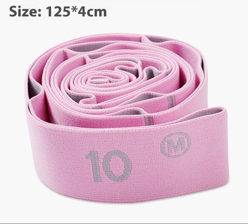 Numbered Yoga Stretch Belt