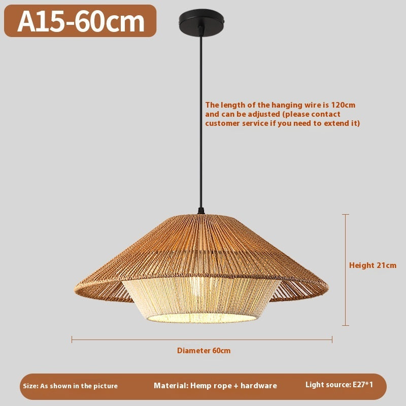 Woven Rattan Boho Chandeliers