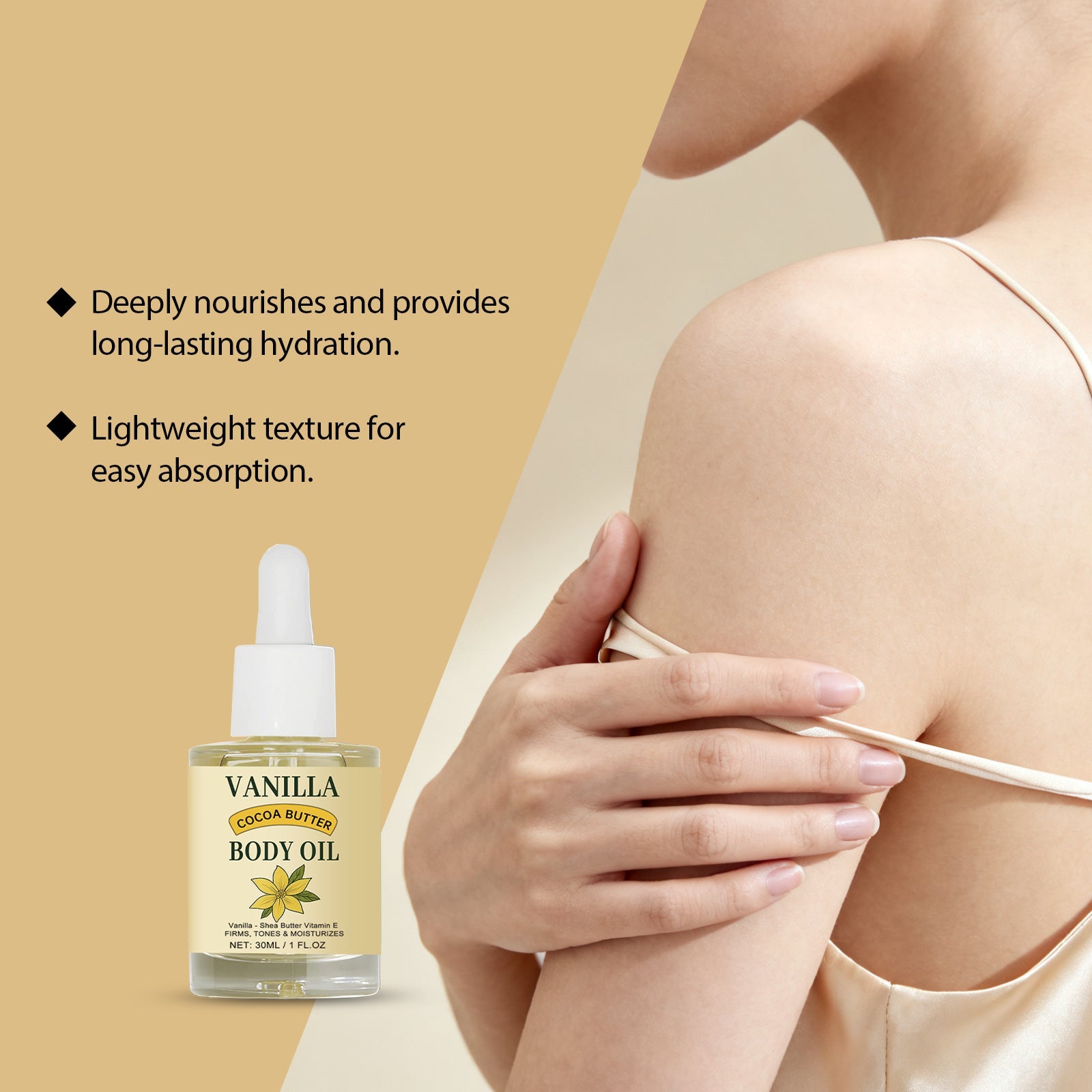 Vanilla Cocoa Butter Body Oil