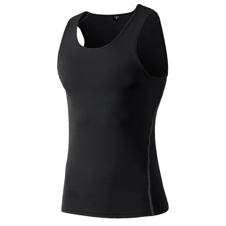 Black tank top on a white background