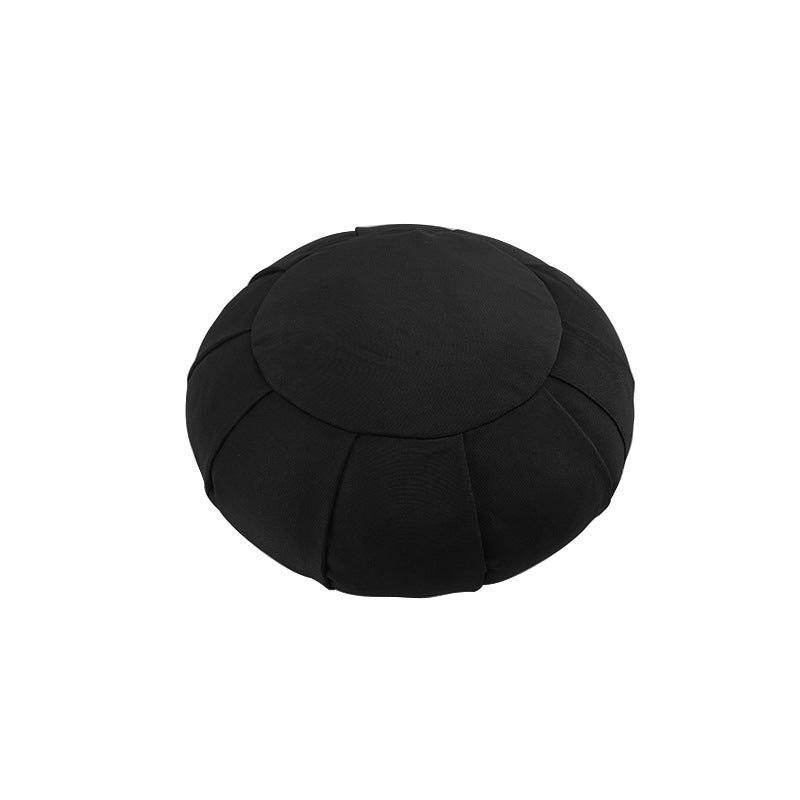 black Soft Round Meditation Pillow
